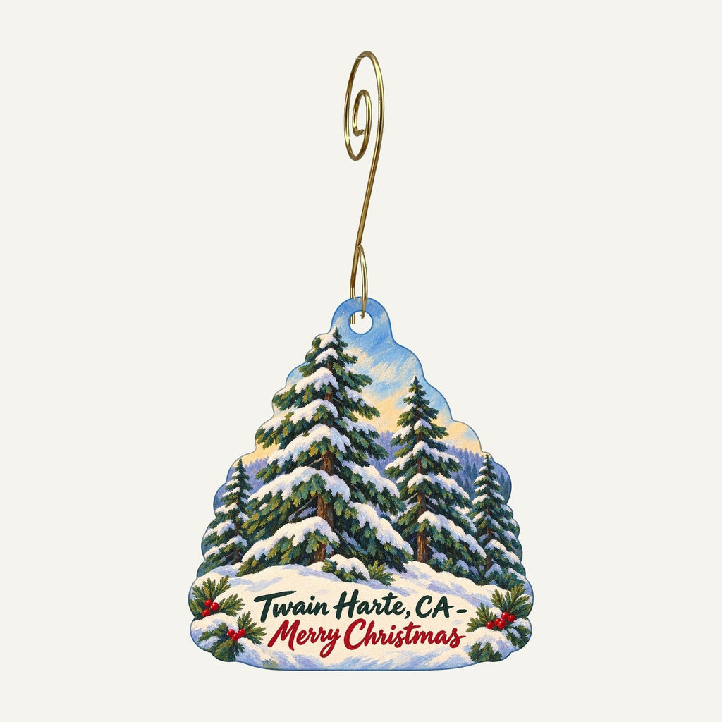 The Walk-in Closet Christmas custom wood ornament OC1311 hanging on hook