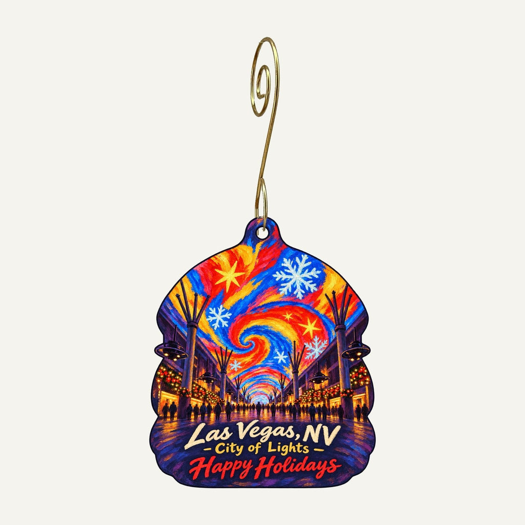 Nevada Legislative Gift Shop Christmas custom wood ornament OC1320 hanging on hook