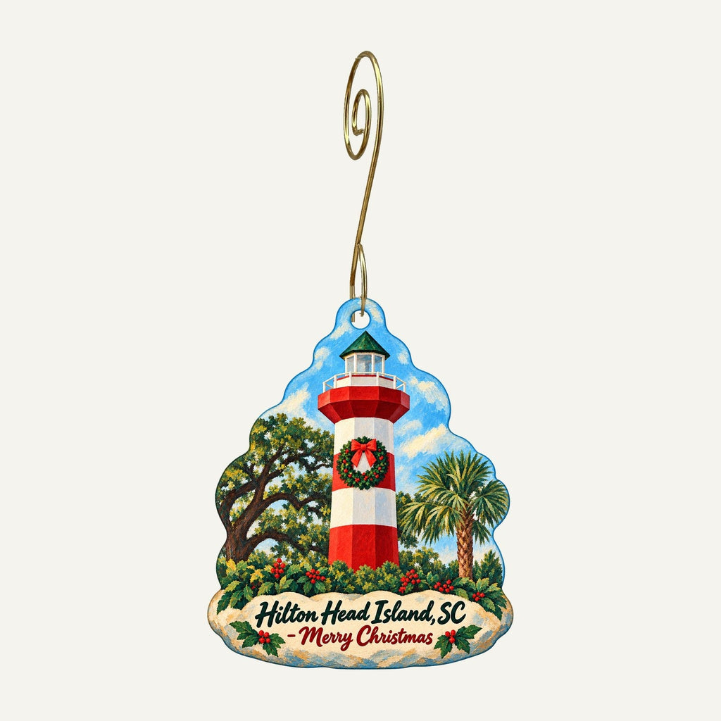 Artware Christmas custom wood ornament OC1338 hanging on hook