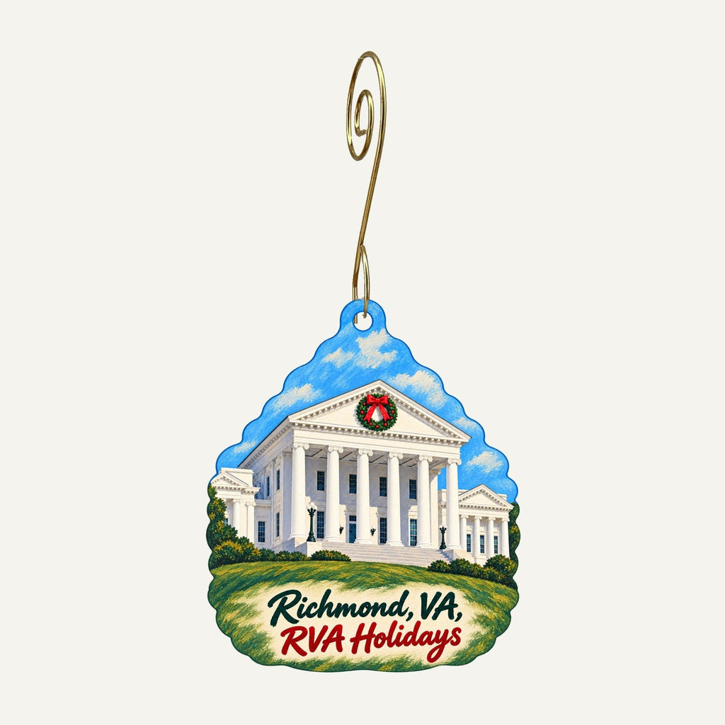 Crossroads Records Christmas custom wood ornament OC1350 hanging on hook