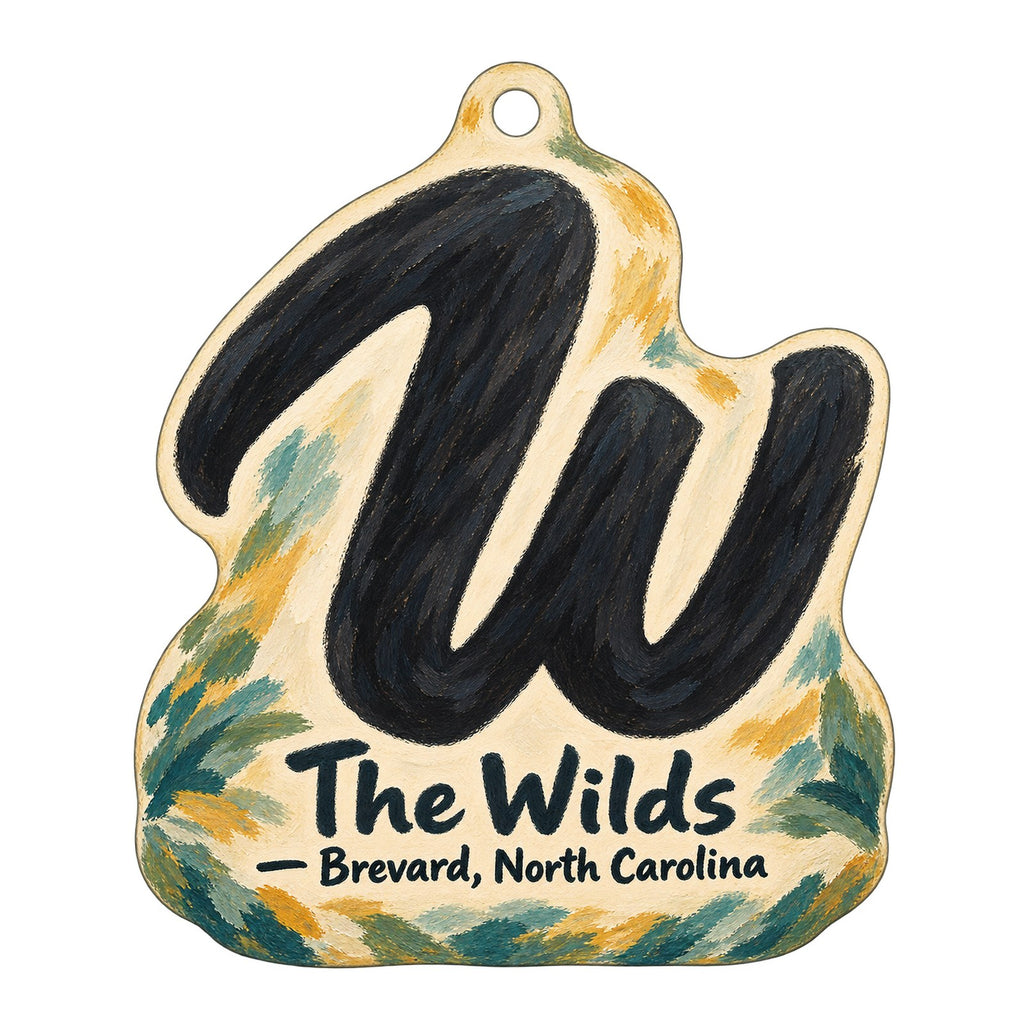 The Wilds Christian Association Logo custom wood ornament OC1358 on white