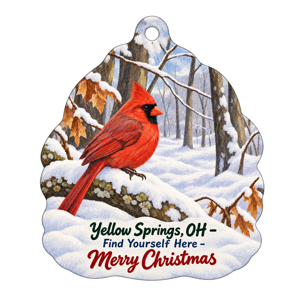Glen Helen Nature Shop Christmas custom wood ornament OC1389 on white