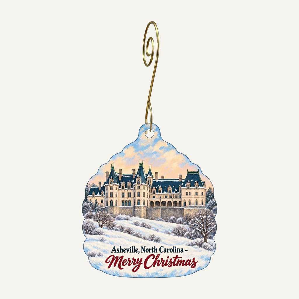 Charmed Boutique Christmas custom wood ornament OC1392 hanging on hook