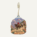 Bright Angel Gift Store Town Icon custom wood ornament OC139 hanging on hook