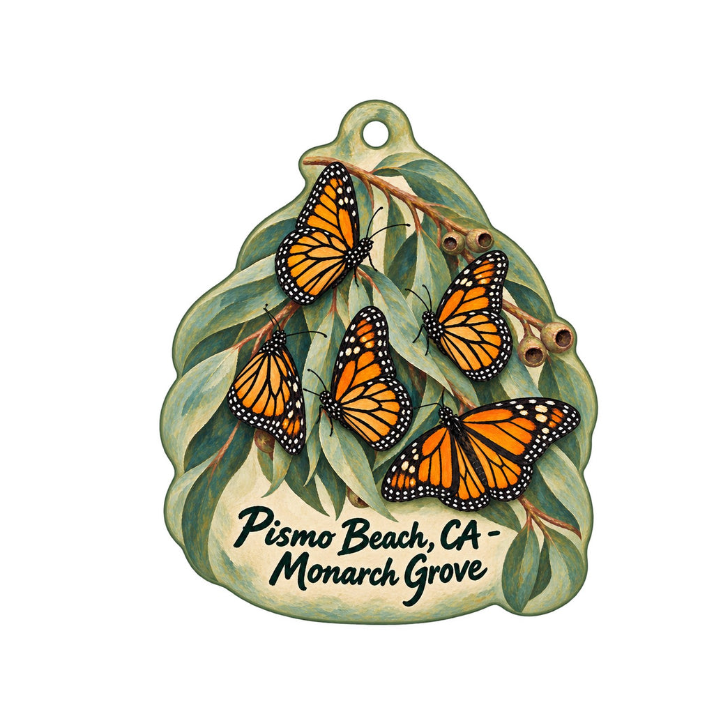 The Natural Toolbox Christmas custom wood ornament OC1416 on white
