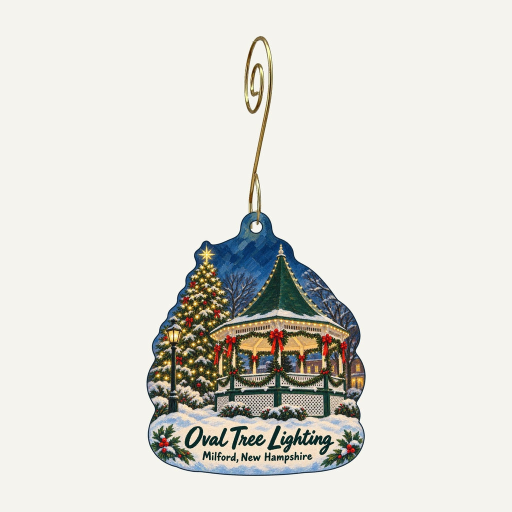 Mountain Girl Clothing Christmas custom wood ornament OC141 hanging on hook