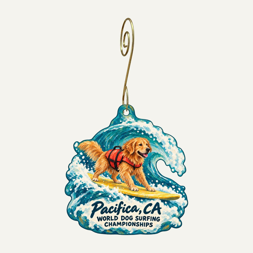 Pedro Point Sirens Town Icon custom wood ornament OC1456 hanging on hook
