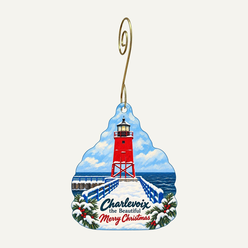 Ugly Duckling Designs, LLC Christmas custom wood ornament OC1461 hanging on hook