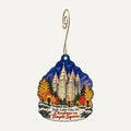 The Museum Store at the Natural History Museum of Utah Christmas custom wood ornament OC147 hanging on hook