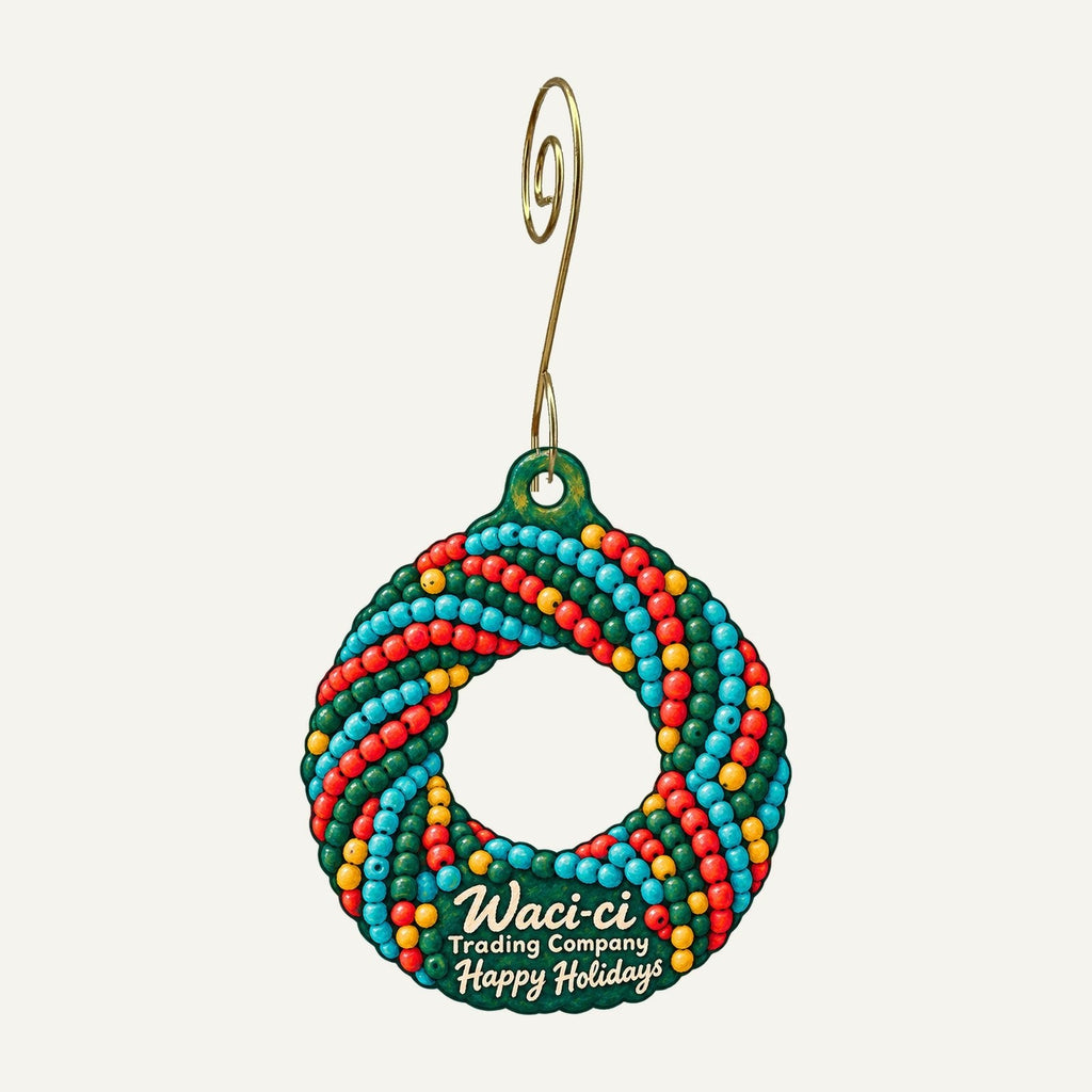 Waci-ci Trading Company Christmas custom wood ornament OC1485 hanging on hook