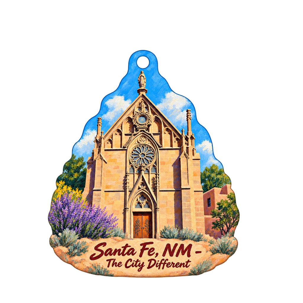 Gift Shop at CHRISTUS St. Vincent Town Icon custom wood ornament OC1492 on white