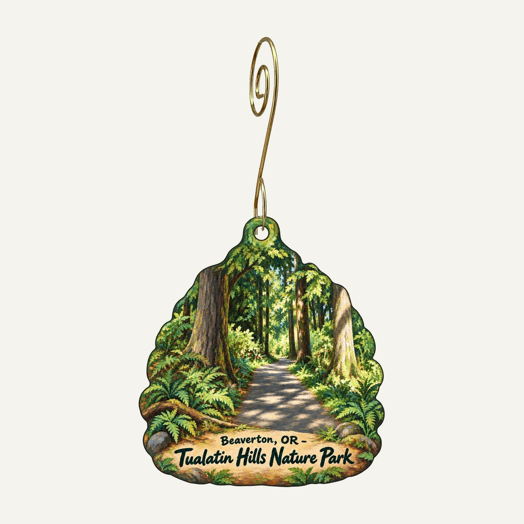 Ki Coffee Town Icon custom wood ornament OC1516 hanging on hook
