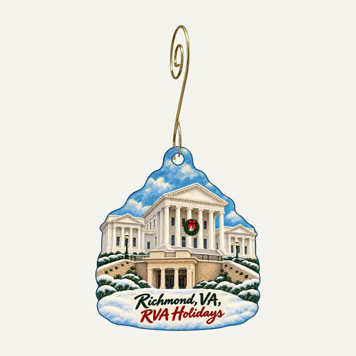Alternatives Boutique Christmas custom wood ornament OC1518 hanging on hook