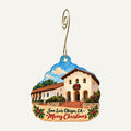 Growing Grounds Christmas custom wood ornament OC1533 hanging on hook