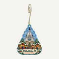 The Barnes Foundation Christmas custom wood ornament OC153 hanging on hook