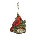 Tropical Trends — Local inspiration custom wood ornament OC1567, photographic gold spiral hook