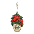 Bedner's Farm and Greenhouse — Christmas custom wood ornament OC1581, photographic gold spiral hook