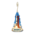 NASA Exchange — Local inspiration custom wood ornament OC1588, photographic gold spiral hook