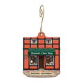 Hanson's Clock Shop — Local inspiration custom wood ornament OC1600, photographic gold spiral hook