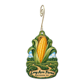 Jd Wine Cellars / Long Acre Farms — Local inspiration custom wood ornament OC1603, photographic gold spiral hook