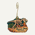 Museum Shop at the Denver Museum of Nature & Science Logo custom wood ornament OC161 hanging on hook