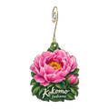 Eden's Way — Local inspiration custom wood ornament OC1681, photographic gold spiral hook