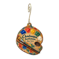 Chautauqua Institution — Store identity custom wood ornament OC1682, photographic gold spiral hook