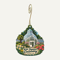 W.W. Seymour Botanical Conservatory Logo custom wood ornament OC170 hanging on hook