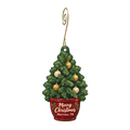 Walker Gardens Gift Shop — Christmas custom wood ornament OC1731, photographic gold spiral hook