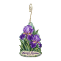 Walker Gardens Gift Shop — Local inspiration custom wood ornament OC1732, photographic gold spiral hook