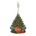 Lake Martin Mini Mall — Christmas custom wood ornament OC1749, photographic gold spiral hook