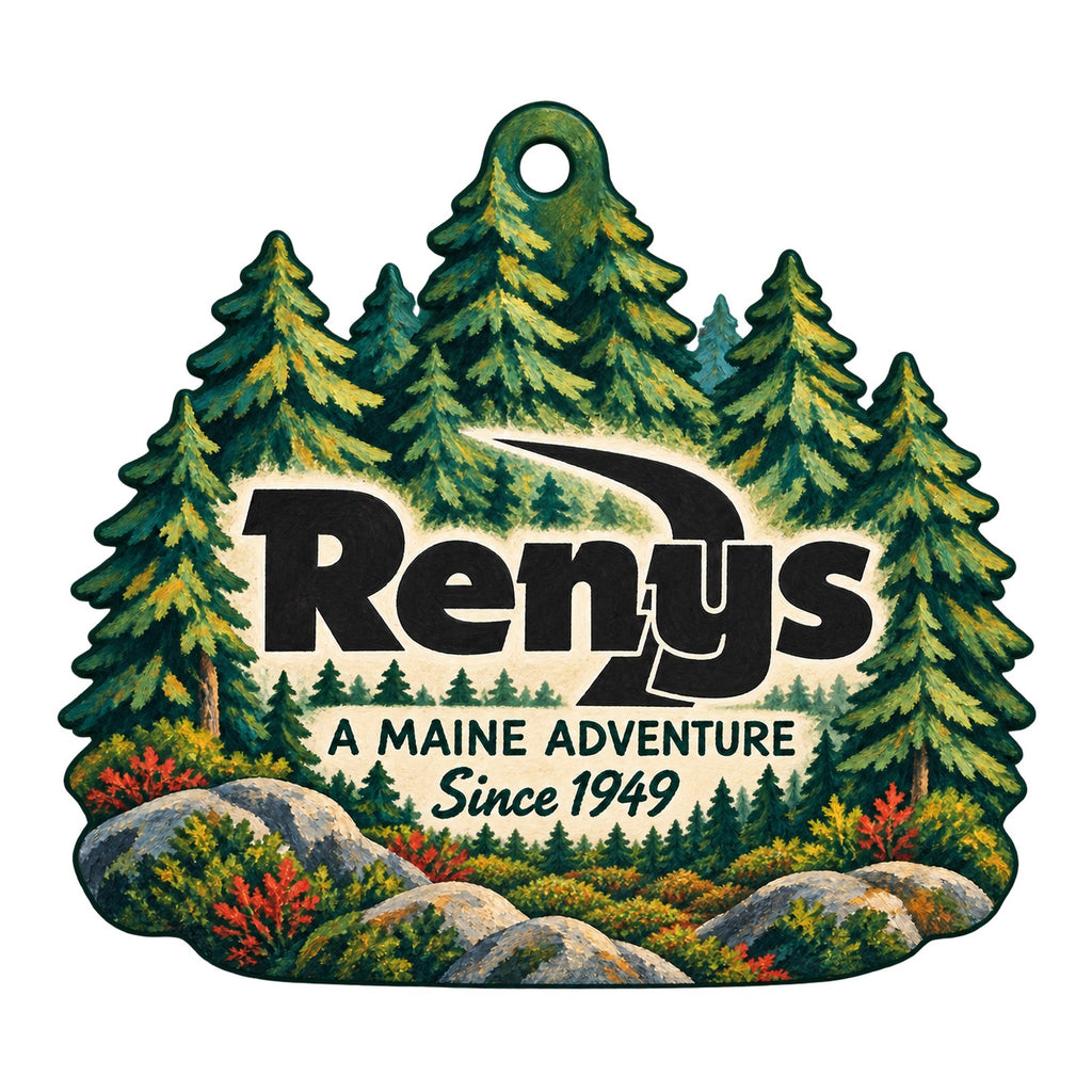 Reny's - Office & Distribution Center Logo custom wood ornament OC176 on white
