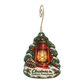 EN Allegheny Portage RR NHS — Christmas custom wood ornament OC1770, photographic gold spiral hook