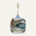 Reny's - Office & Distribution Center Christmas custom wood ornament OC177 hanging on hook