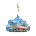Rosie the Riveter National Historical Park — Local inspiration custom wood ornament OC1783, photographic gold spiral hook