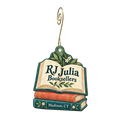 Rjjulia Madison — Store identity custom wood ornament OC1802, photographic gold spiral hook