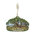 TPWD - Goose Island State Park — Local inspiration custom wood ornament OC1819, photographic gold spiral hook