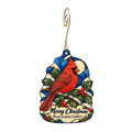 Main Exhibit Gallery — Christmas custom wood ornament OC1824, photographic gold spiral hook