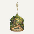 Great Parks of Hamilton County Logo custom wood ornament OC185 hanging on hook