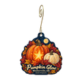 Amish Originals — Local inspiration custom wood ornament OC1861, photographic gold spiral hook