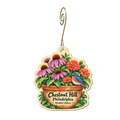 Windfall Gallery — Local inspiration custom wood ornament OC1870, photographic gold spiral hook
