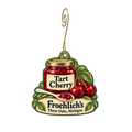 Froehlich's — Local inspiration custom wood ornament OC1951, photographic gold spiral hook