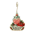 Buckalew's General Store — Christmas custom wood ornament OC1962, photographic gold spiral hook