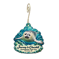 Assiniboine Park Zoo — Local inspiration custom wood ornament OC1987, photographic gold spiral hook