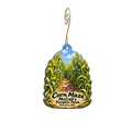 McCall's Pumpkin Patch — Local inspiration custom wood ornament OC2005, photographic gold spiral hook