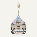 Mischief Toy Store Christmas custom wood ornament OC201 hanging on hook