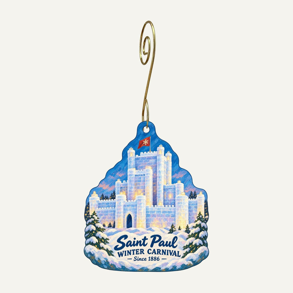 Mischief Toy Store Town Icon custom wood ornament OC202 hanging on hook