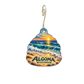 The Country Cupboard — Local inspiration custom wood ornament OC2059, photographic gold spiral hook