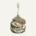 Sherman's Maine Coast Book Shops Town Icon custom wood ornament OC208 hanging on hook