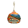 Virtue — Local inspiration custom wood ornament OC2119, photographic gold spiral hook